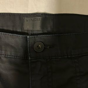 Vince black cotton pants with oversized pockets
